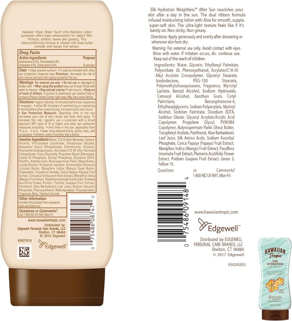 Hawaiian Tropic After Sun Body Butter with Coconut Oil, 8oz | After Sun Lotion, Moisturizing Body Lotion, After Sun Moisturizer, Coconut Body Butter, After Sun Care, After Sun Skin Care, 8oz
