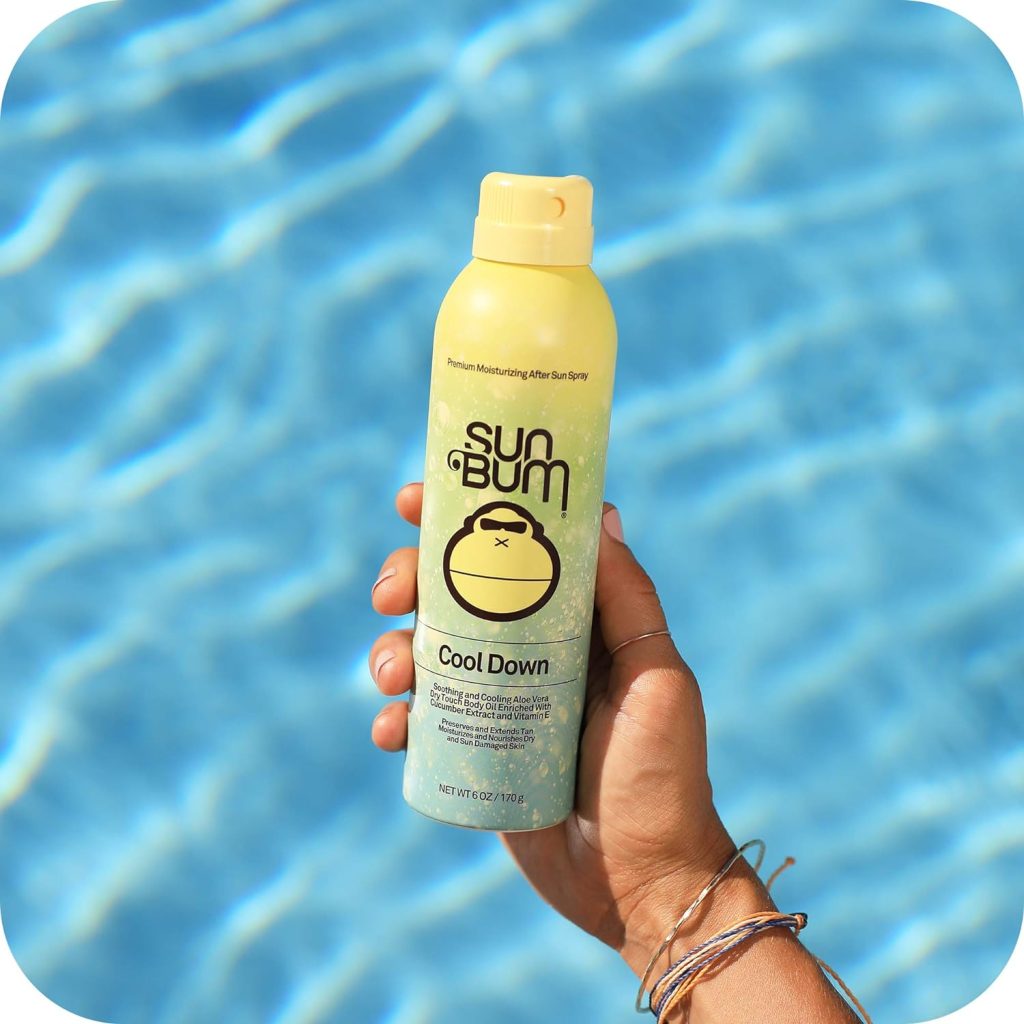 Sun Bum Cool Down Aloe Vera Lotion - Vegan After Sun Care with Cocoa Butter to Soothe and Hydrate Sunburn- 8 oz